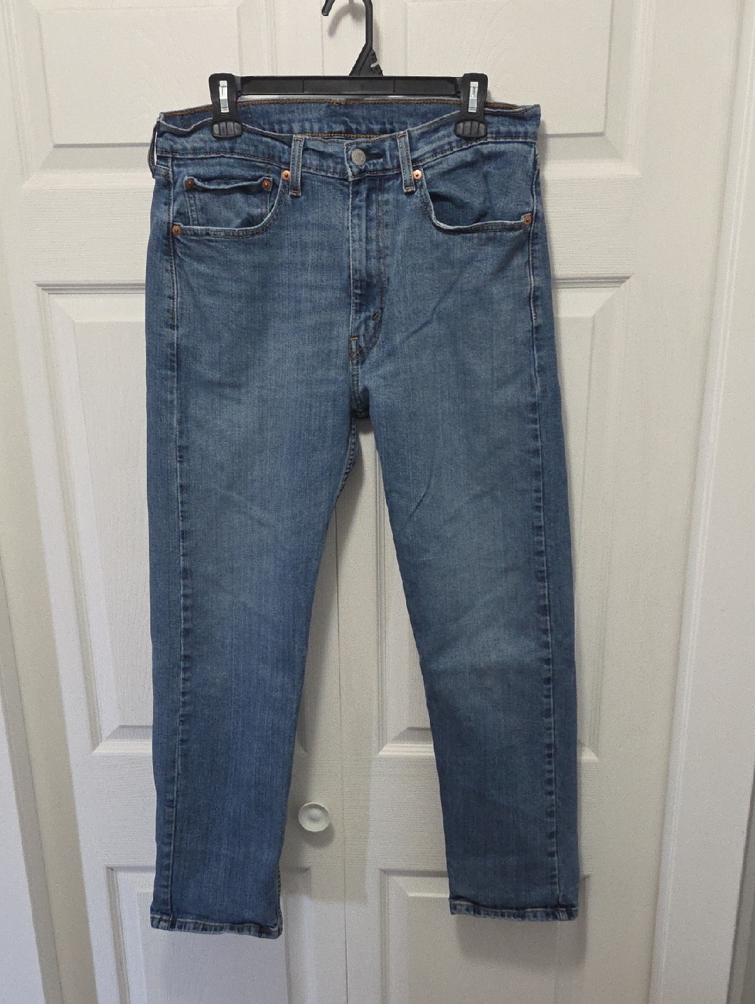 Levi's Men's Size 34 Straight Jeans In Medium Blue